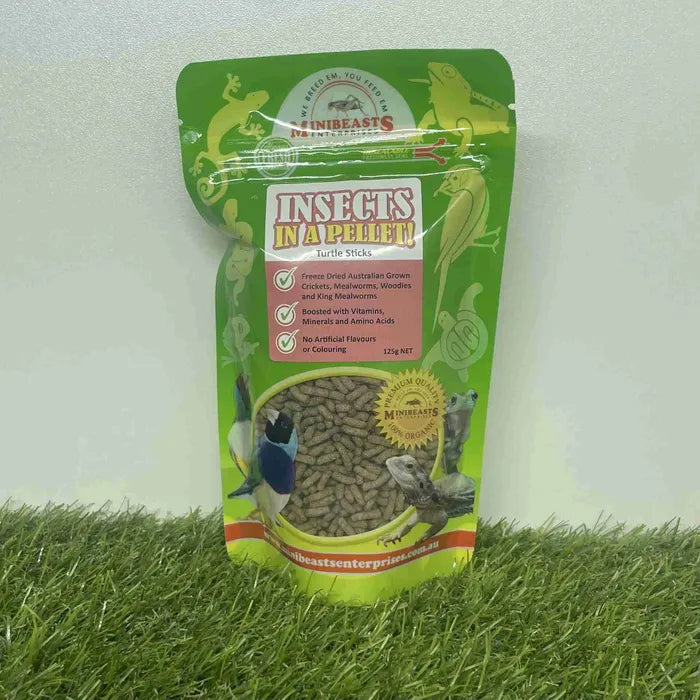Minibeasts - Turtle Sticks 125g - Insects in a Pellet!